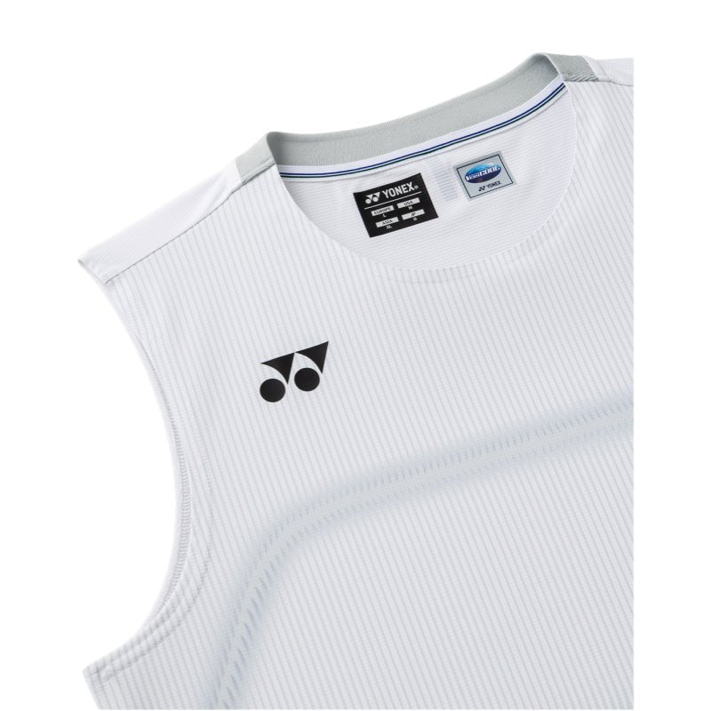 YONEX Men's Sleeveless Top 10714YX - White - Gem Sports