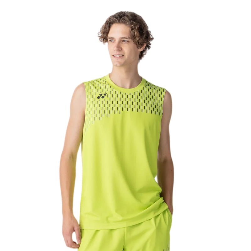 YONEX Men's Sleeveless Top 10715EX - Fresh Lime - Gem Sports