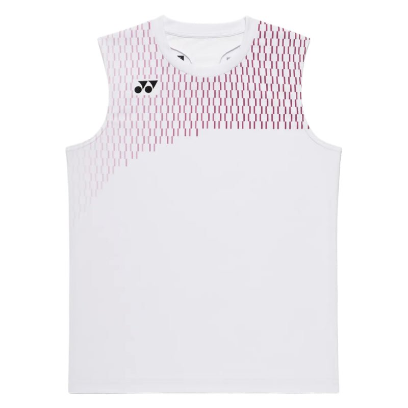 YONEX Men's Sleeveless Top 10715EX - White - Gem Sports