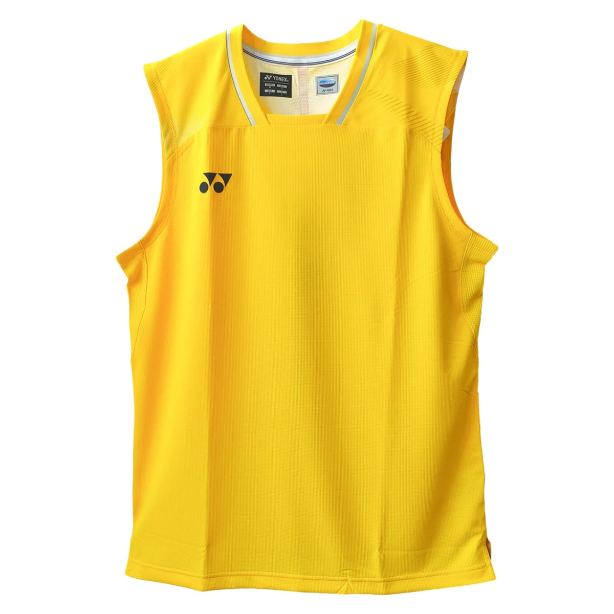 YONEX Men's Sleeveless Top (TEAM CHINA) 10734YX - Bright Golden Yellow - Gem Sports