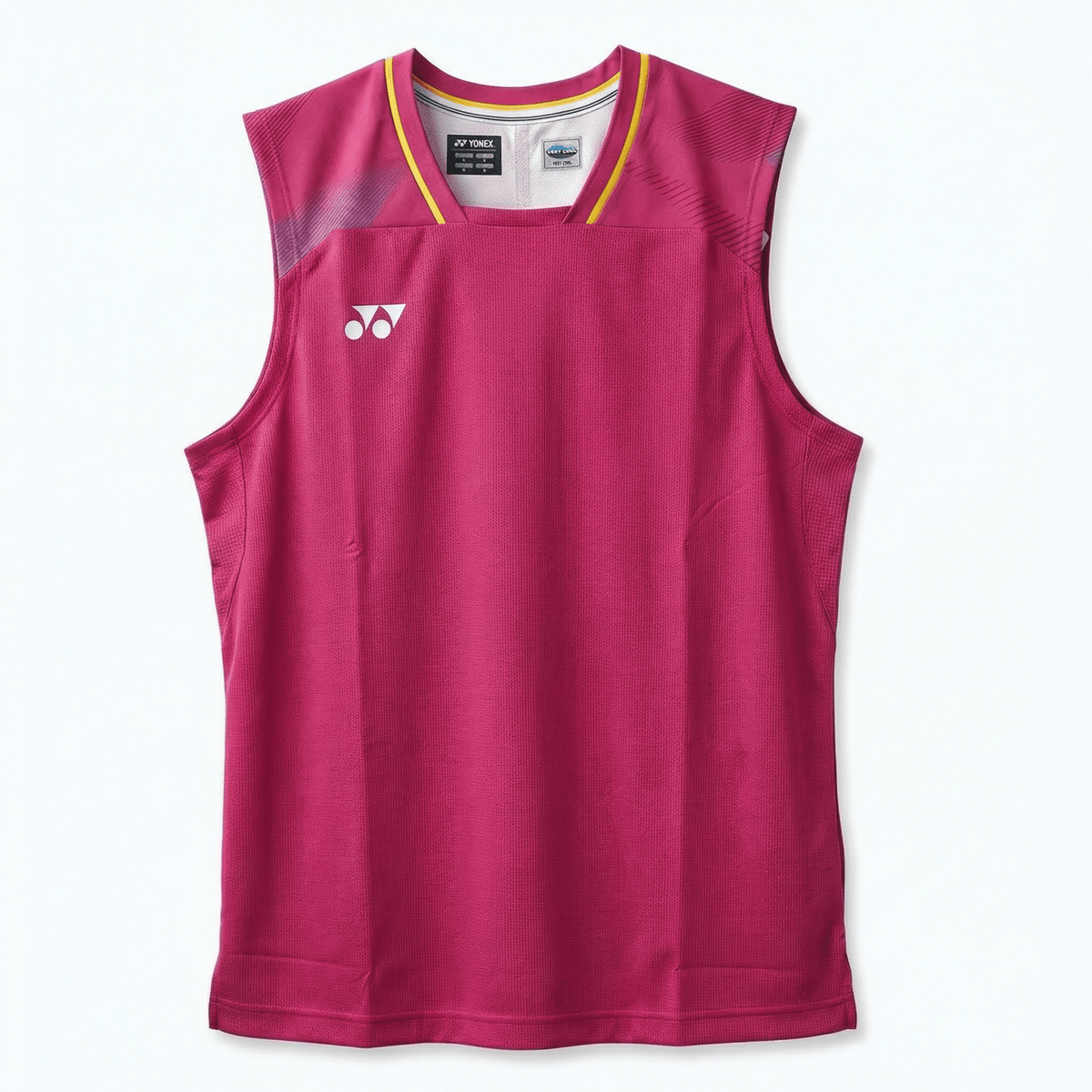 YONEX Men's Sleeveless Top (TEAM CHINA) 10734YX - Magenta - Gem Sports