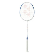 YONEX NANOFLARE 001 CLEAR White/Sax Badminton Racquet 5U/G5 - STRUNG (Ready to Go) - Gem Sports