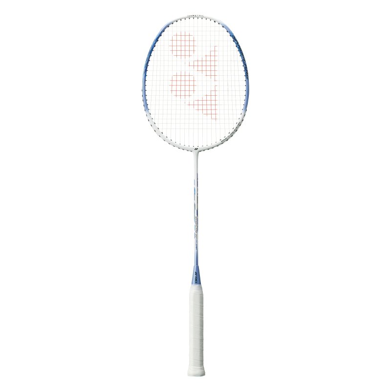 YONEX NANOFLARE 001 CLEAR White/Sax Badminton Racquet 5U/G5 - STRUNG (Ready to Go) - Gem Sports