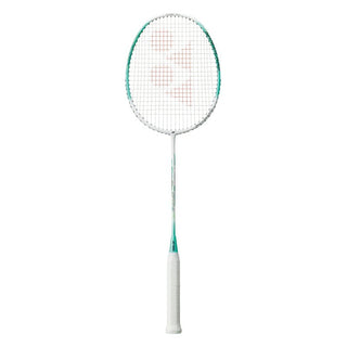 YONEX NANOFLARE 001 FEEL Badminton Racquet 5U/G5 STRUNG (Ready to Go) - White/Mint - Gem Sports