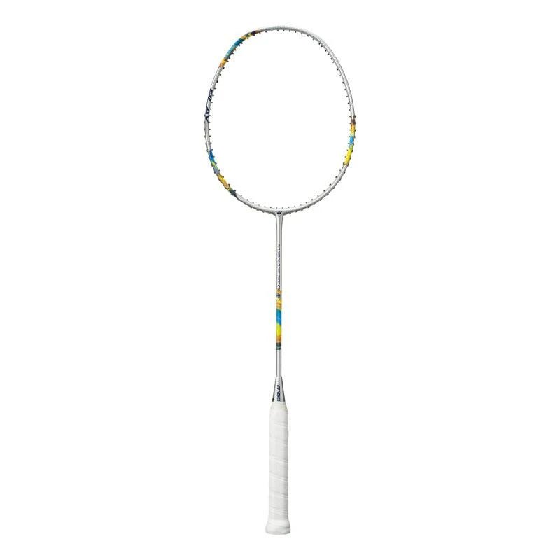 YONEX NANOFLARE 700 PLAY Silver/Sky Blue Badminton Racquet 4U(83g)G5 (Ready to Go) - Gem Sports