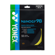 YONEX NANOGY 98 Badminton String Set (10m) - Yellow - Gem Sports