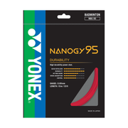 YONEX NANOGY 95 Red 10m badminton string set — pack