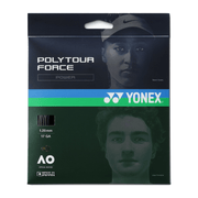 YONEX Poly Tour Force 17 (1.20mm) Tennis String 12m Set - Black - Gem Sports