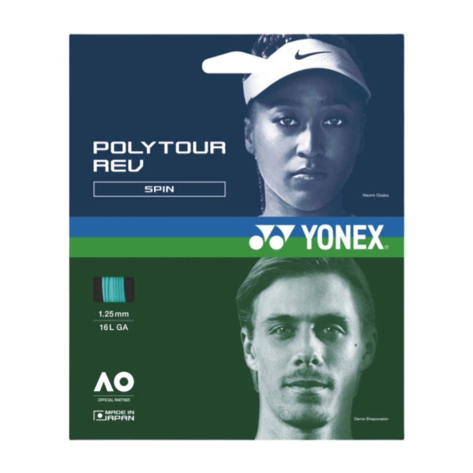 YONEX Poly Tour Rev 17 (1.20mm) Tennis String 12m Set - Mint - Gem Sports