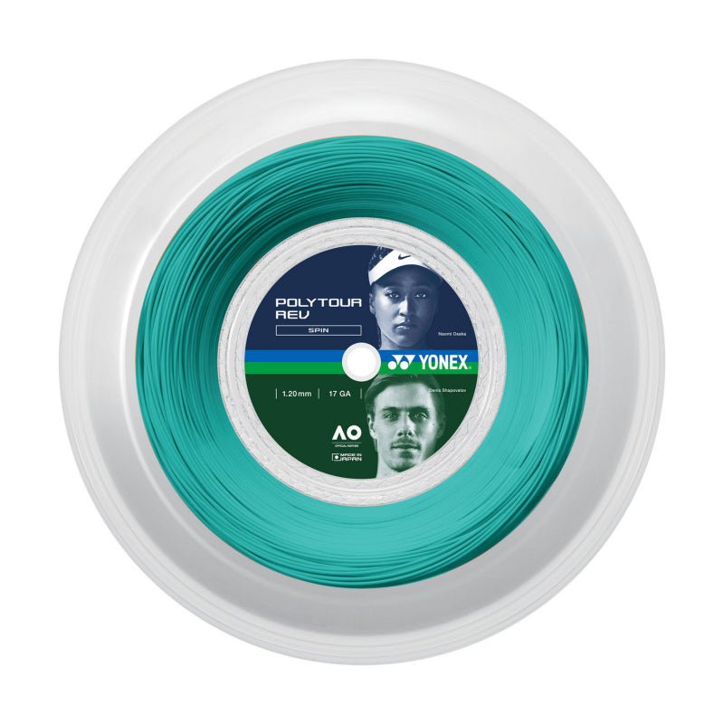 YONEX Poly Tour Rev 17 (1.20mm) Tennis String 200m Reel - Mint - Gem Sports
