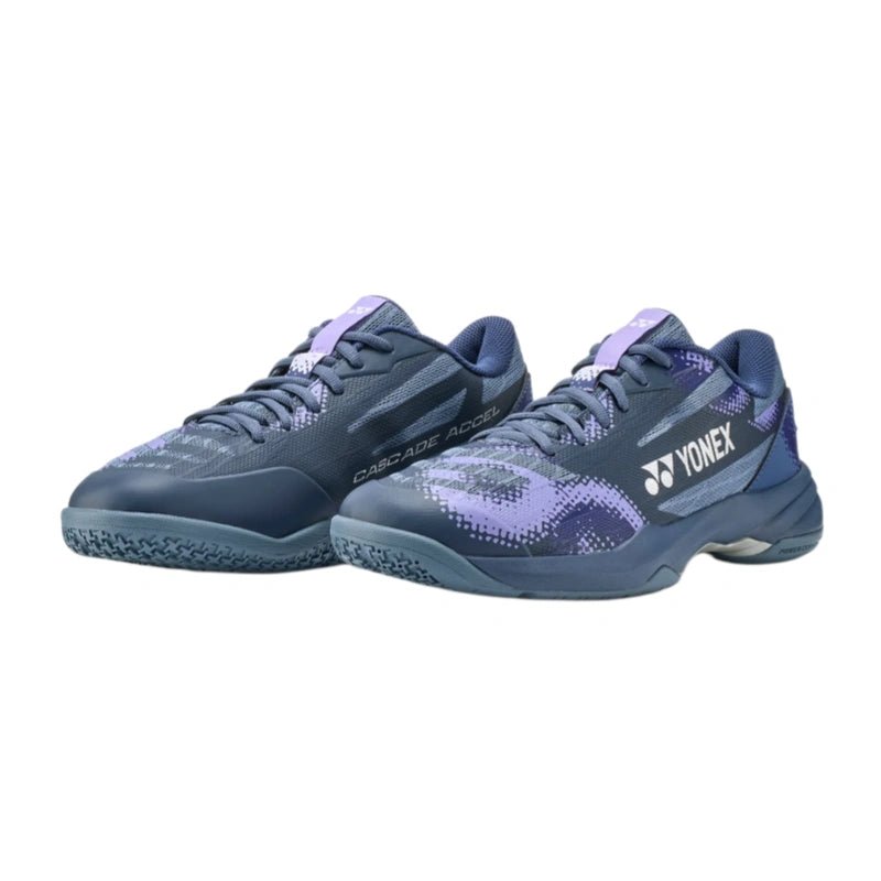 YONEX Power Cushion Cascade Accel WIDE Badminton Shoes - Purple - Gem Sports