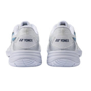 YONEX Power Cushion Cascade Accel WIDE Badminton Shoes - White / Light Blue - Gem Sports