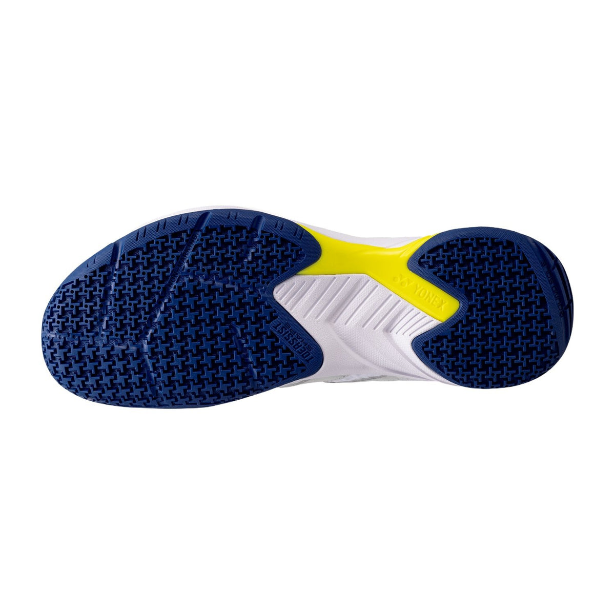 YONEX Power Cushion Cascade Drive Accel UNISEX Badminton Shoes - White/Navy - Gem Sports
