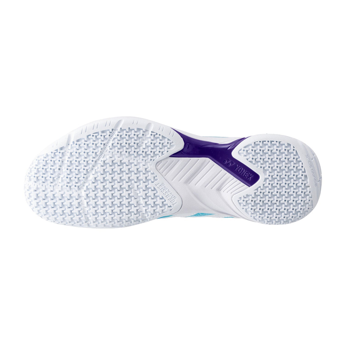 YONEX Power Cushion Cascade Drive Accel UNISEX Badminton Shoes - White/Saxe - Gem Sports