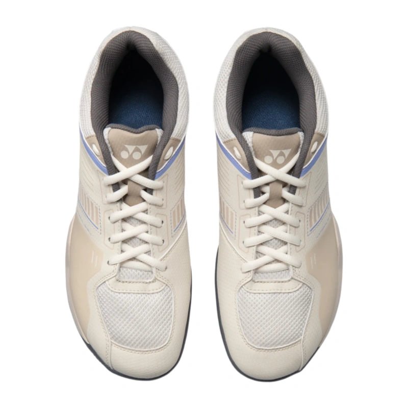 YONEX Power Cushion Strider Flow UNISEX WIDE Badminton Shoes - Light Beige - Gem Sports