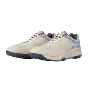 YONEX Power Cushion Strider Flow UNISEX WIDE Badminton Shoes - Light Beige - Gem Sports