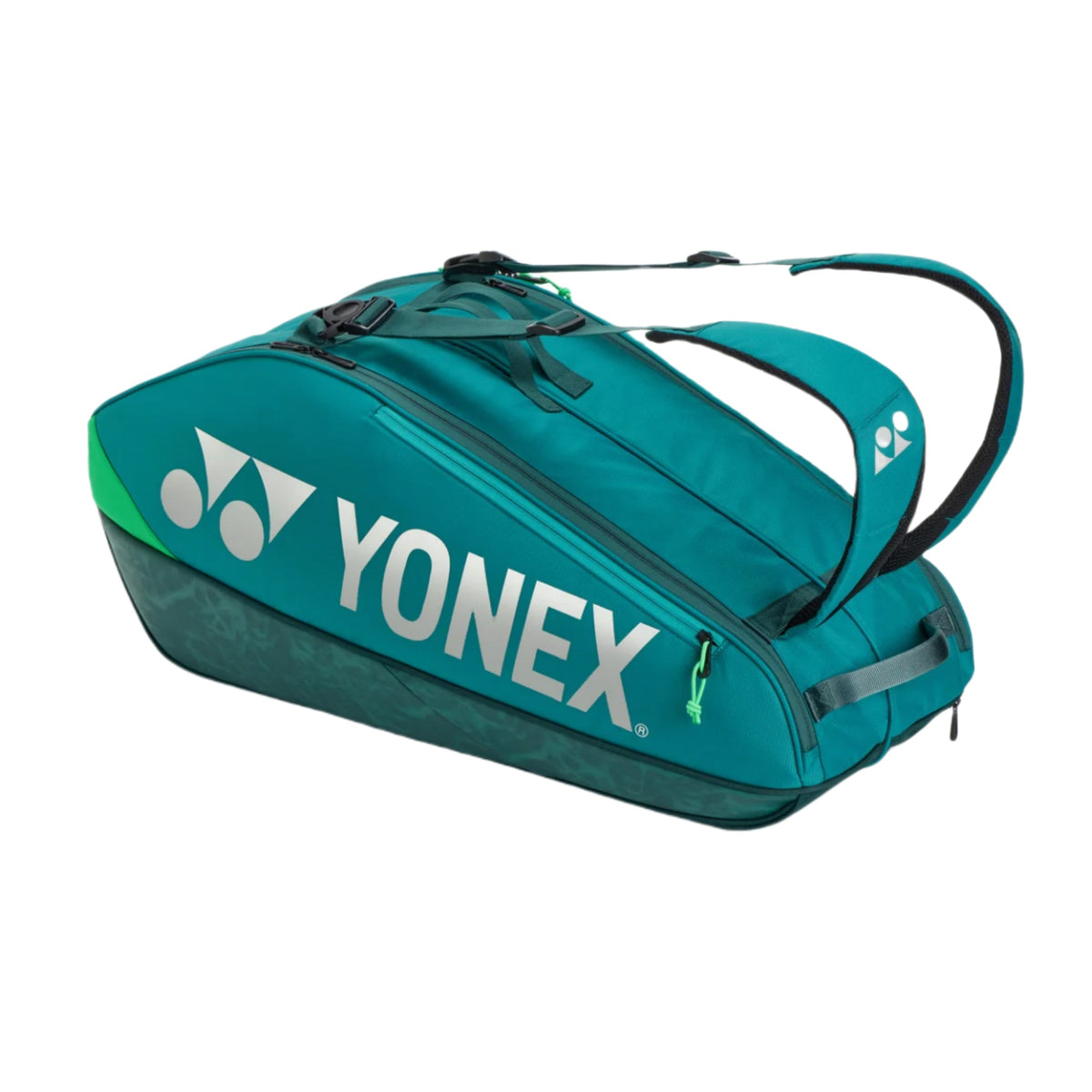 YONEX Pro Racquet Bag (6pcs) for Badminton & Tennis - BA92426 Deep Green - Gem Sports