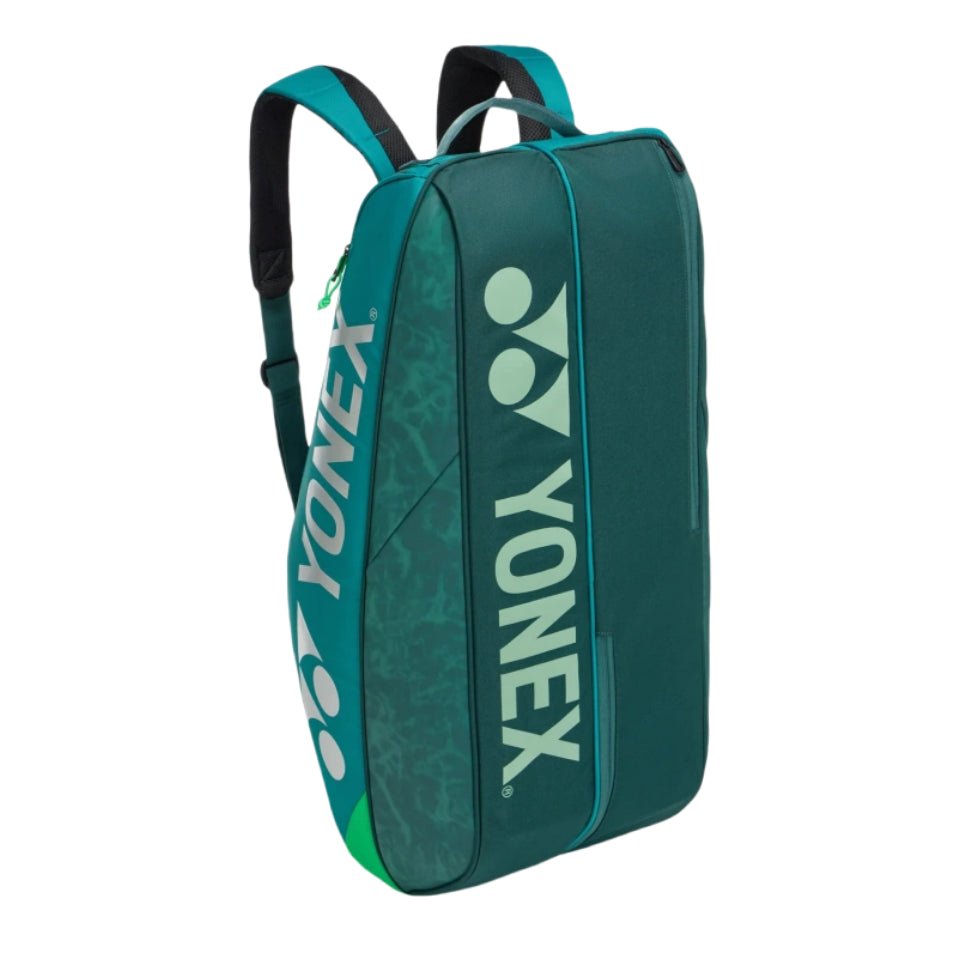 YONEX Pro Racquet Bag (6pcs) for Badminton & Tennis - BA92426 Deep Green - Gem Sports