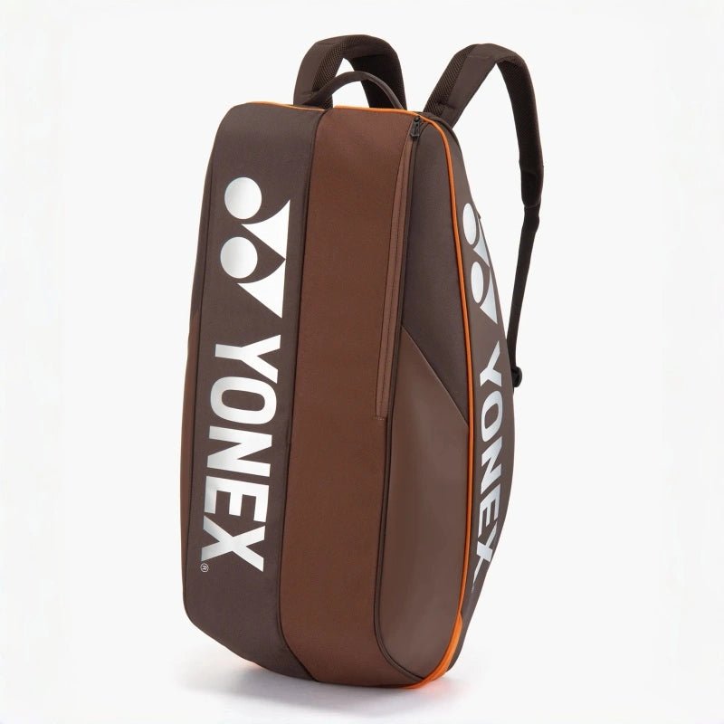 YONEX Pro Racquet Bag (6pcs) for Badminton & Tennis - BA92426 Espresso Brown - Gem Sports