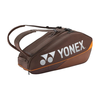 YONEX Pro Racquet Bag (6pcs) for Badminton & Tennis - BA92426 Espresso Brown - Gem Sports