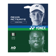 YONEX Rexis Activate 16 (1.30mm) Tennis String 12m Set - Black - Gem Sports