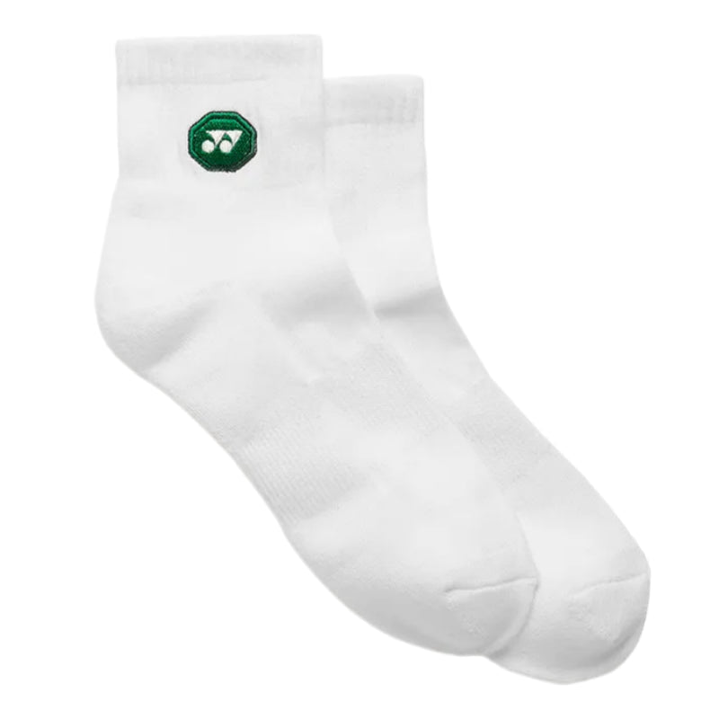 YONEX Sport Quarter Socks 19253EX - White - Gem Sports