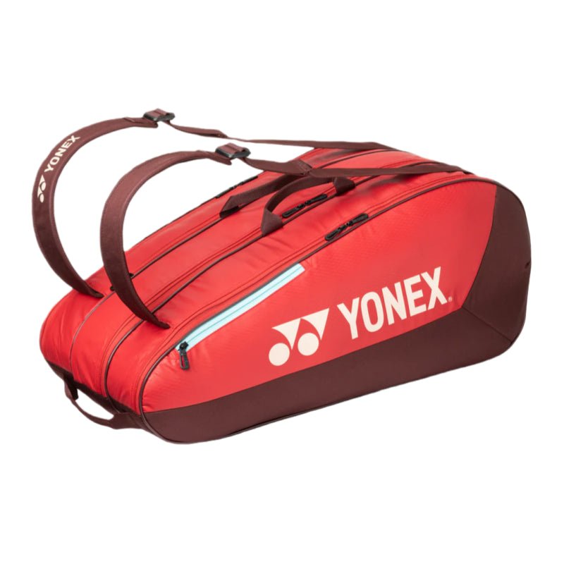YONEX Team Racquet Bag (9 Pcs) for Badminton & Tennis BA42529EX – Ruby Red - Gem Sports