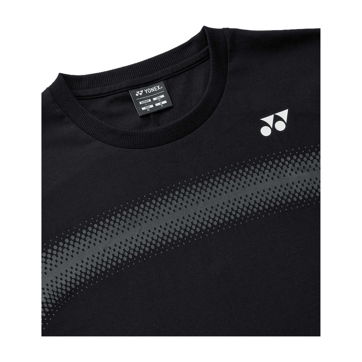 YONEX Unisex Cotton T-Shirt 16839EX - Black - Gem Sports