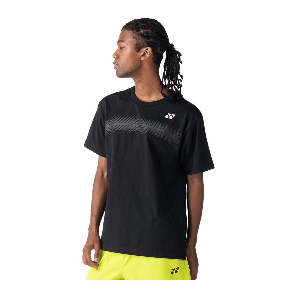YONEX Unisex Cotton T-Shirt 16839EX - Black - Gem Sports