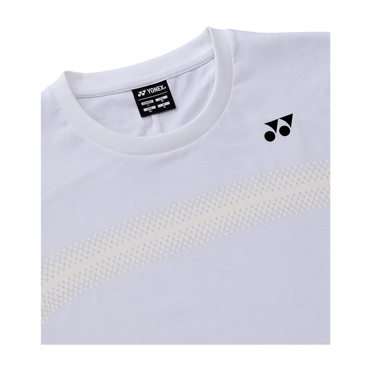YONEX Unisex Cotton T-Shirt 16839EX - White - Gem Sports