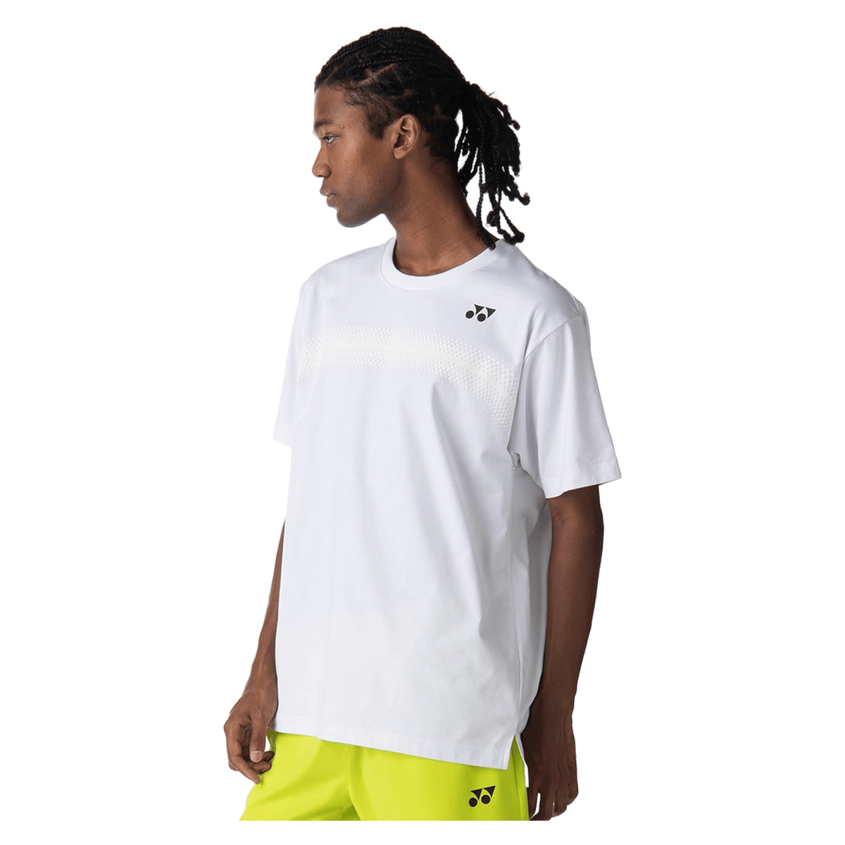 YONEX Unisex Cotton T-Shirt 16839EX - White - Gem Sports