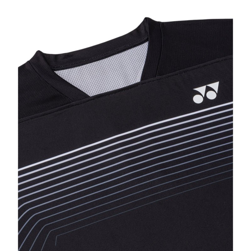 YONEX Unisex Crew Neck Shirt 10727EX - Black - Gem Sports