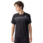 YONEX Unisex Crew Neck Shirt 10727EX - Black - Gem Sports