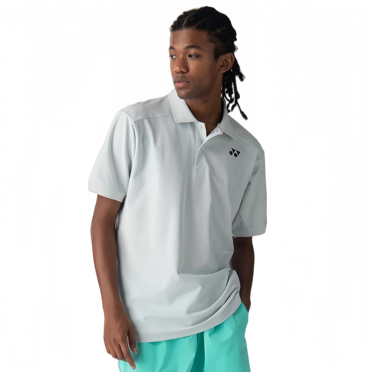 YONEX Unisex Polo Shirt 10722EX - Silver Grey - Gem Sports
