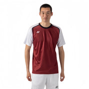 YONEX Unisex T-Shirt 16868EX - Smoke Red - Gem Sports