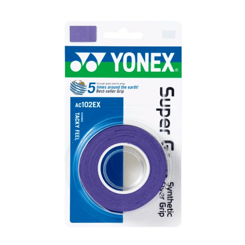 YONEX Wet Super Grip (3 Wraps) AC102EX - Multiple Colors - Gem Sports