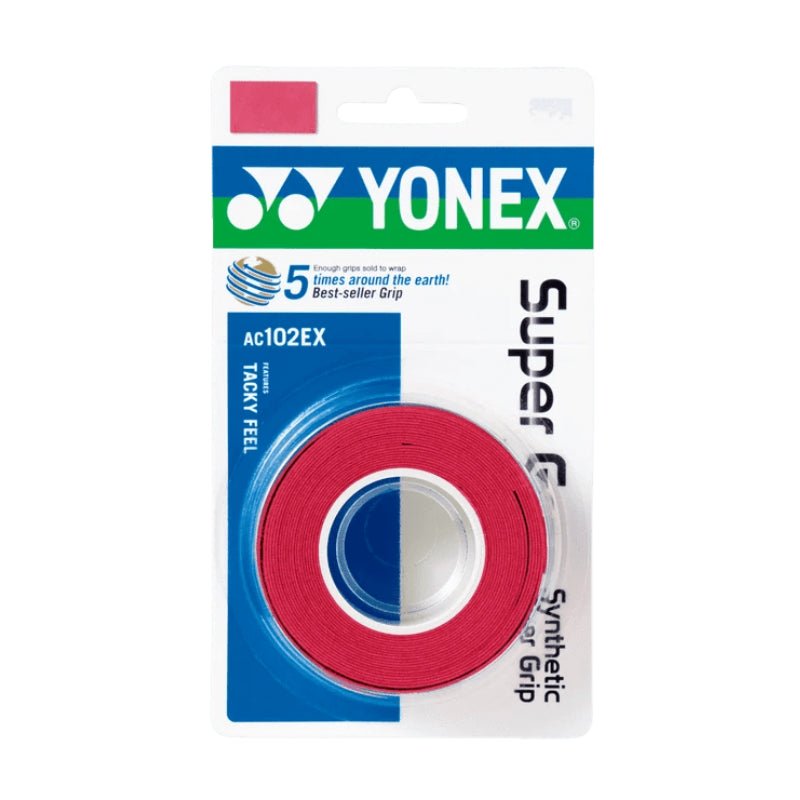 YONEX Wet Super Grip (3 Wraps) AC102EX - Multiple Colors - Gem Sports