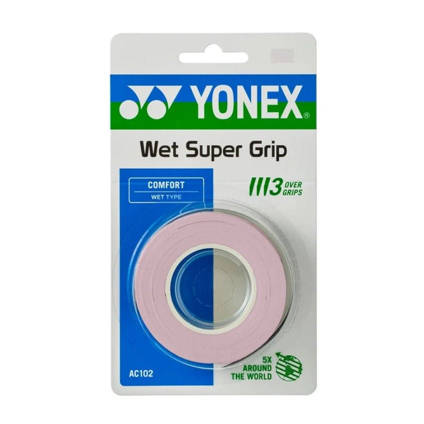YONEX Wet Super Grip (3 Wraps) AC102EX - Multiple Colors - Gem Sports