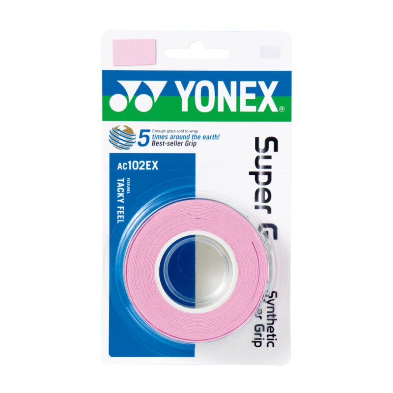 YONEX Wet Super Grip (3 Wraps) AC102EX - Multiple Colors - Gem Sports