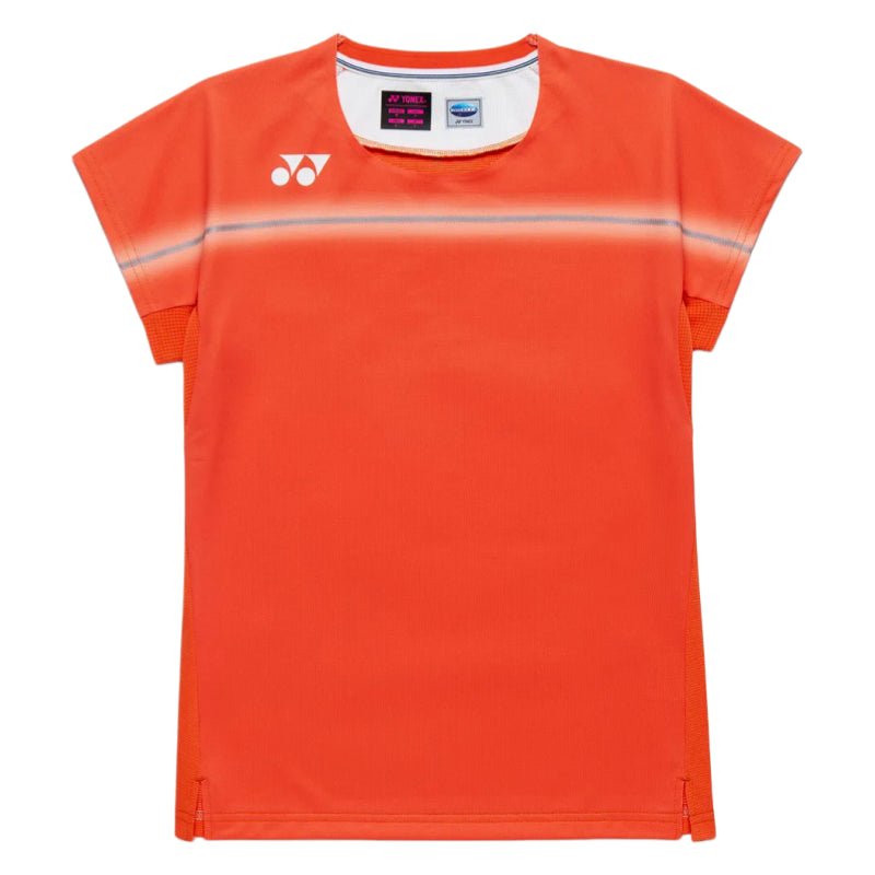 YONEX Women's Crew Neck Shirt 20939YX - Cyber Orange - Gem Sports