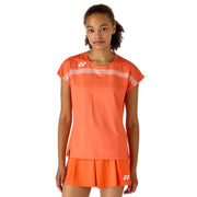 YONEX Women's Crew Neck Shirt 20939YX - Cyber Orange - Gem Sports