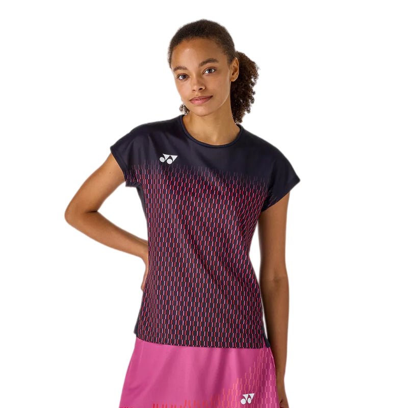 YONEX Women's Crew Neck Shirt 20943EX - Black - Gem Sports