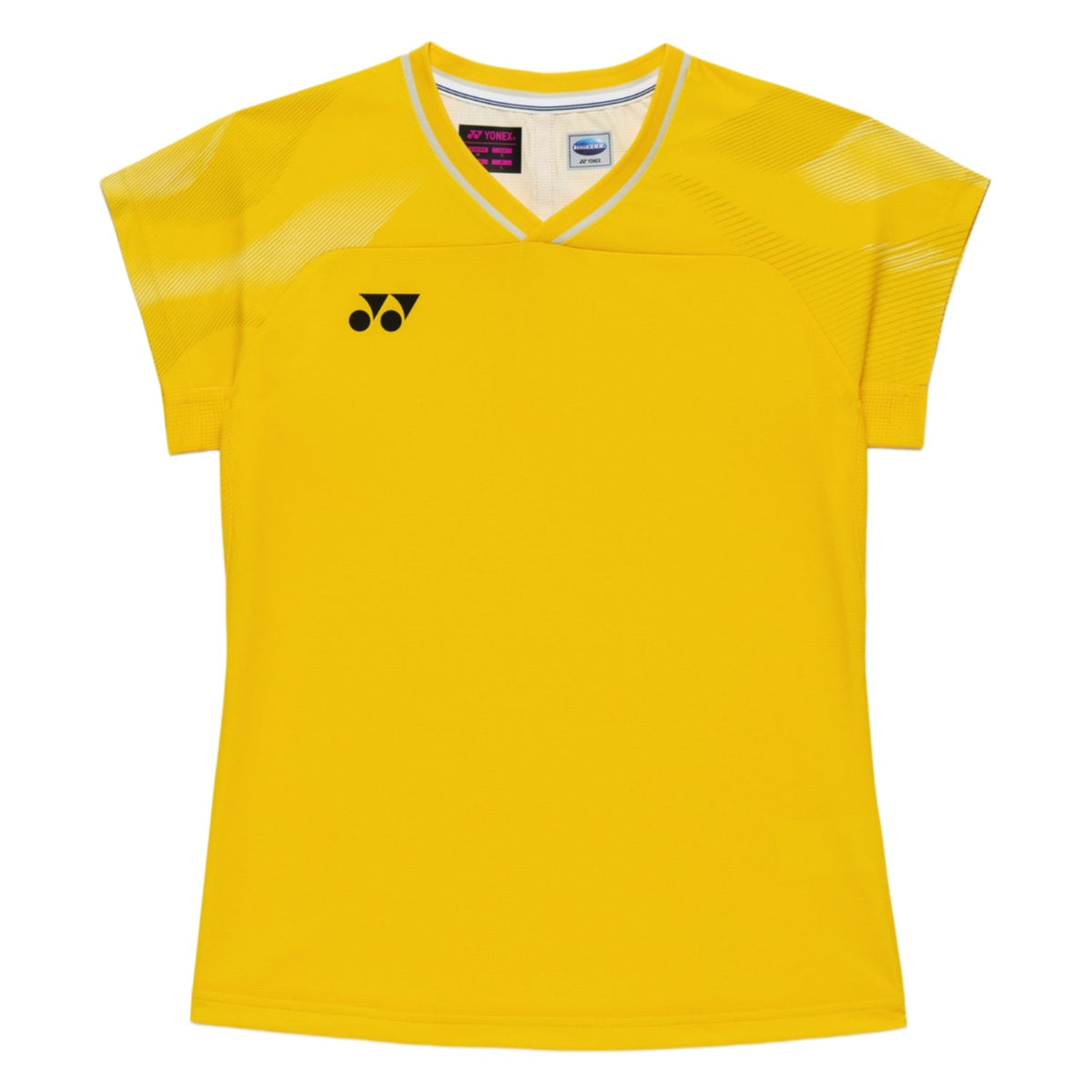 YONEX Women's Crew Neck Shirt (TEAM CHINA) 20964YX - Bright Golden Yellow - Gem Sports
