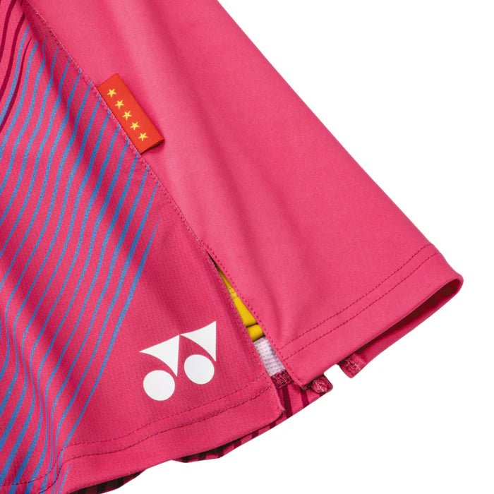 YONEX Women’s Skirt (With Inner Shorts) TEAM CHINA 26195YX - Magenta - Gem Sports
